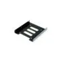 ROLINE Montageadapter. 3.5 Zoll Rahmen fr 1x 2.5 HDD SSD. Metall. schwarz