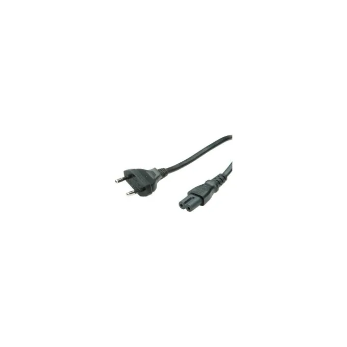 ROLINE Netzkabel Euro-Flachstecker auf C7 2polig schwarz 1.8m — image 4