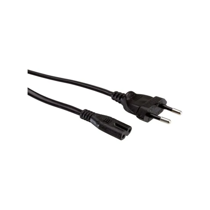 ROLINE Netzkabel Euro-Flachstecker auf C7. 2polig. schwarz. 5 m — image 1