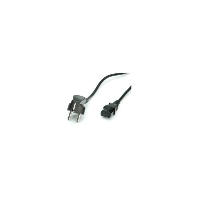ROLINE Netzkabel gerade IEC-Buchse schwarz 3m — image 2