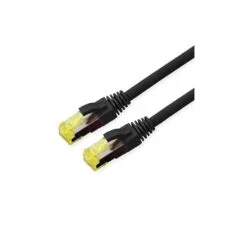 ROLINE Outdoor Patchkabel Cat.6A (Class EA) S FTP (PiMF). Litzendraht. LSOH. schwarz. 10 m