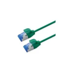 ROLINE Patchkabel Cat.6A (Class EA) S FTP (PiMF). LSOH. PoE. grn. 7 m