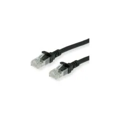 ROLINE Patchkabel Cat.6A UTP. Component Level. LSOH. schwarz. 0.3 m