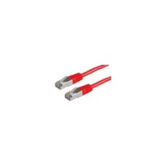 ROLINE Patchkabel Kat.5e Class D S FTP rot 5m