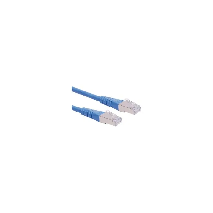 ROLINE Patchkabel Kat.6 Class E S FTP PiMF blau 0.3m — image 1