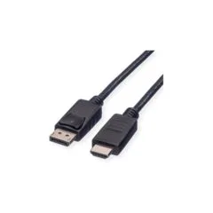 ROLINE RM DisplayPort Kabel DP - HDTV. ST ST. schwarz. 1 m