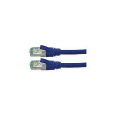 ROLINE RM Patchkabel Cat.6A S FTP (PiMF). blau. 1 m