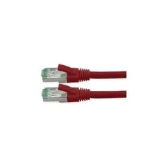 ROLINE RM Patchkabel Cat.6A S FTP (PiMF). rot. 0.3 m
