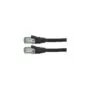 ROLINE RM Patchkabel Cat.6A S FTP (PiMF). schwarz. 0.3 m