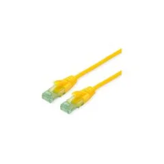 ROLINE RM Patchkabel Cat.6A UTP. gelb. 15 m