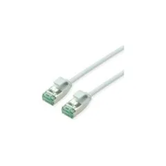 ROLINE RM U FTP DataCenter Patchkabel Cat.6A (Class EA). slim. grau. 0.15 m