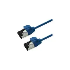 ROLINE S FTP Patchkabel Kat.8.1. Slim. PoE. blau. 1.5m