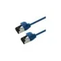 ROLINE S FTP Patchkabel Kat.8.1. Slim. PoE. blau. 5m