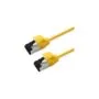 ROLINE S FTP Patchkabel Kat.8.1. Slim. PoE. gelb. 5m