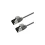 ROLINE S FTP Patchkabel Kat.8.1. Slim. PoE. grau. 2m
