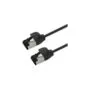 ROLINE S FTP Patchkabel Kat.8.1. Slim. PoE. schwarz. 3m