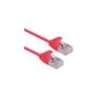 ROLINE U FTP DataCenter Patchkabel Cat.6A (Class EA). LSOH. slim. rot. 0.5 m