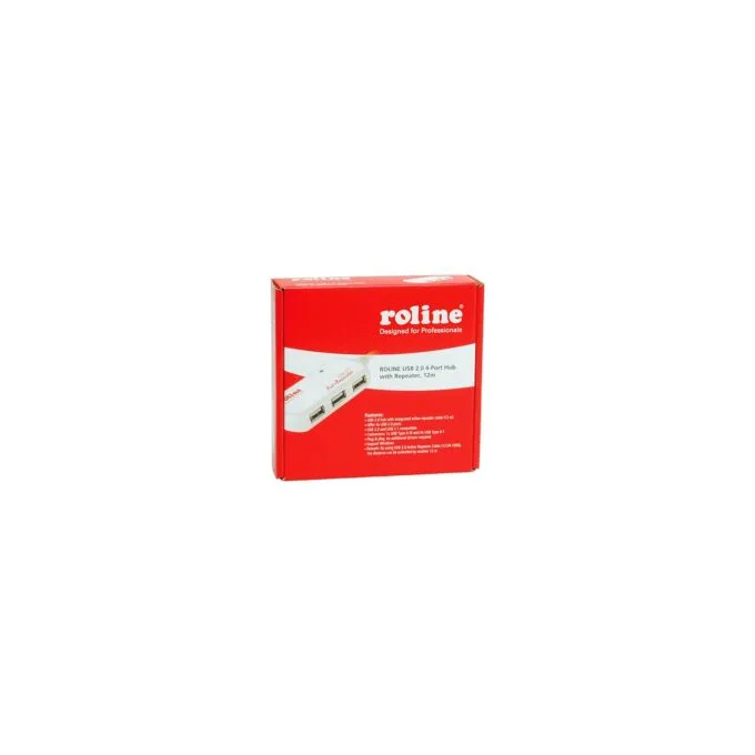ROLINE USB 2.0 4-Port Hub mit Repeater 12m — image 2