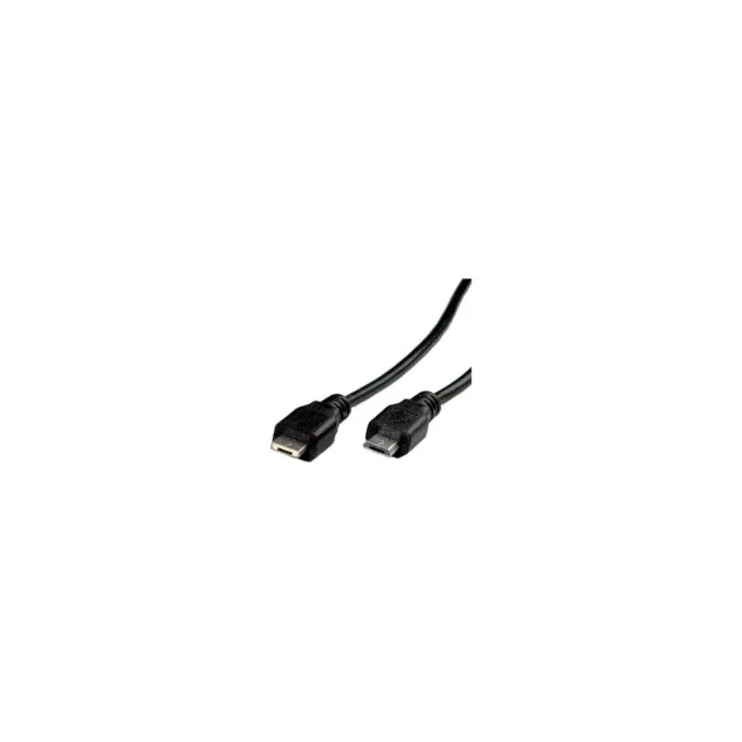 ROLINE USB 2.0 Kabel Micro USB A ST - Micro USB B ST 1.8m — image 2