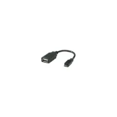 ROLINE USB 2.0 Kabel. USB 2.0 Typ Micro B - Typ A BU. OTG. 0.15 m