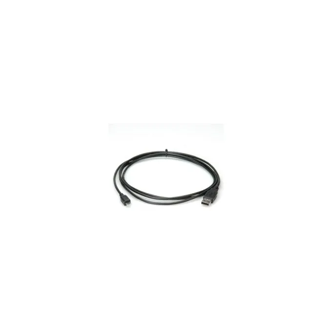 ROLINE USB 2.0 Kabel USB A ST - Micro USB B ST schwarz 0.8m — image 2