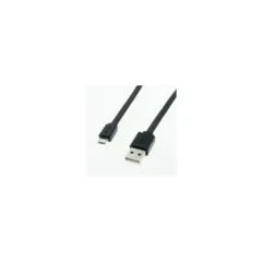ROLINE USB 2.0 Kabel. USB A ST - Micro USB B ST. schwarz. 1 m