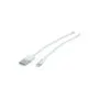 ROLINE USB 2.0 Sync- & Ladekabel mit 8pin-Konnektor. wei. 0.15 m