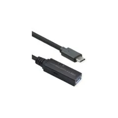 ROLINE USB 3.2 Gen 1 Aktives Repeater Kabel. Typ A - C. schwarz. 10 m