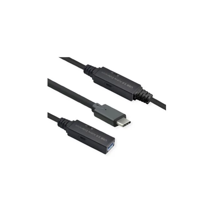 ROLINE USB 3.2 Gen 1 Aktives Repeater Kabel. Typ A - C. schwarz. 10 m — image 4