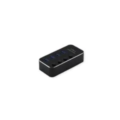 ROLINE USB 3.2 Gen 1 Notebook Hub. 4 Ports. einzeln schaltbar. schwarz