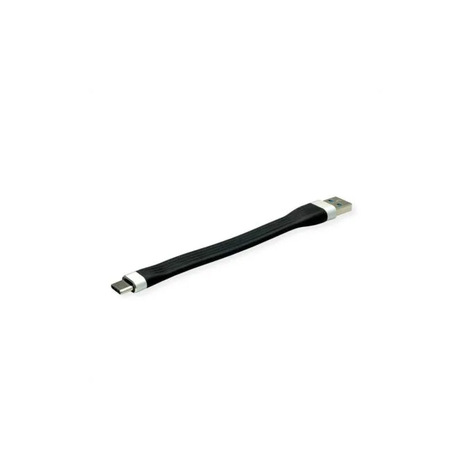 ROLINE USB 3.2 Gen 1 Silikonkabel. A-C. ST ST. schwarz. 11 cm — image 2