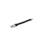 ROLINE USB 3.2 Gen 1 Silikonkabel. A-C. ST ST. schwarz. 11 cm