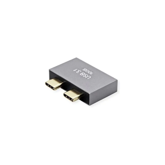 ROLINE USB 3.2 Gen 2 Adapter. 2x USB Typ C - 1x Typ A + 1x C. ST BU. silberfarben — image 4