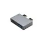 ROLINE USB 3.2 Gen 2 Adapter. 2x USB Typ C - 1x Typ A + 1x C. ST BU. silberfarben
