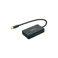 ROLINE USB 3.2 Gen 2 Hub 4fach 2x USB-A + 2x USB-C PD Typ C Anschlusskabel