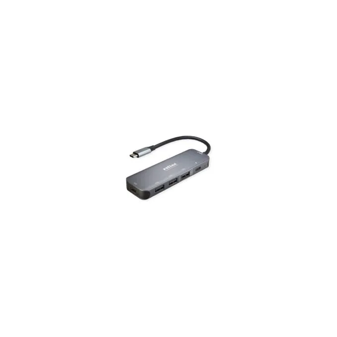 ROLINE USB 3.2 Gen 2 Hub. 4fach. Typ-C-Anschlusskabel — image 2