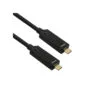 ROLINE USB 3.2 Gen 2 Kabel. AOC. C-C. ST ST. 10Gbit s. 4K60Hz. PD (Power Delivery) 60W. schwarz. 10 m