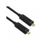 ROLINE USB 3.2 Gen 2 Kabel. AOC. C-C. ST ST. 10Gbit s. 4K60Hz. PD (Power Delivery) 60W. schwarz. 15 m
