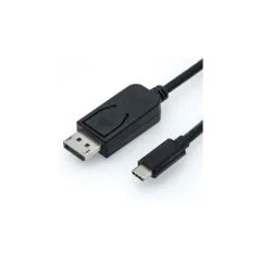 ROLINE USB Typ C - DisplayPort Adapterkabel. v1.2. ST ST. 2 m