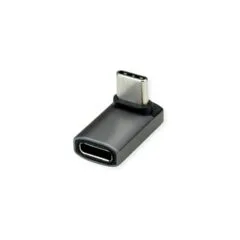 ROLINE USB4 Gen 3x2 Adapter Typ C ST BU. Aluminium. 90. breit. silberfarben