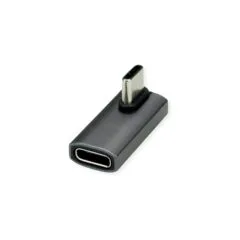 ROLINE USB4 Gen 3x2 Adapter Typ C ST BU. Aluminium. 90. gedreht. silberfarben