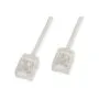 ROLINE UTP DataCenter Patchkabel Cat.6A (Class EA). LSOH. slim. extra kurzer Stecker. grau. 5 m