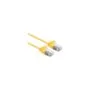 ROLINE UTP DataCenter Patchkabel Cat.6A (Class EA). LSOH. slim. gelb. 0.15 m