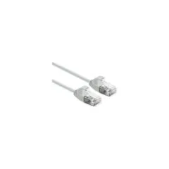 ROLINE UTP DataCenter Patchkabel Cat.6A (Class EA). LSOH. slim. grau. 0.15 m
