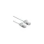 ROLINE UTP DataCenter Patchkabel Cat.6A (Class EA). LSOH. slim. grau. 0.3 m