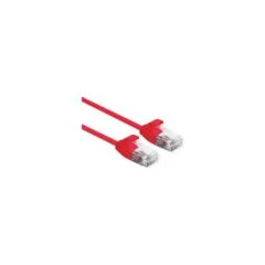 ROLINE UTP DataCenter Patchkabel Cat.6A (Class EA). LSOH. slim. rot. 0.15 m