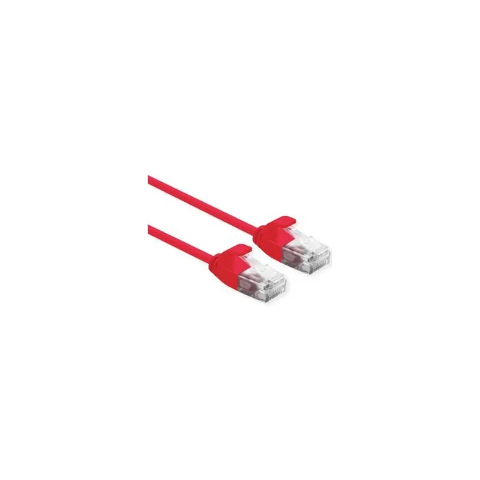 ROLINE UTP DataCenter Patchkabel Cat.6A (Class EA). LSOH. slim. rot. 1.5 m — image 1