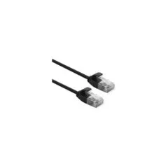 ROLINE UTP DataCenter Patchkabel Cat.6A (Class EA). LSOH. slim. schwarz. 5 m