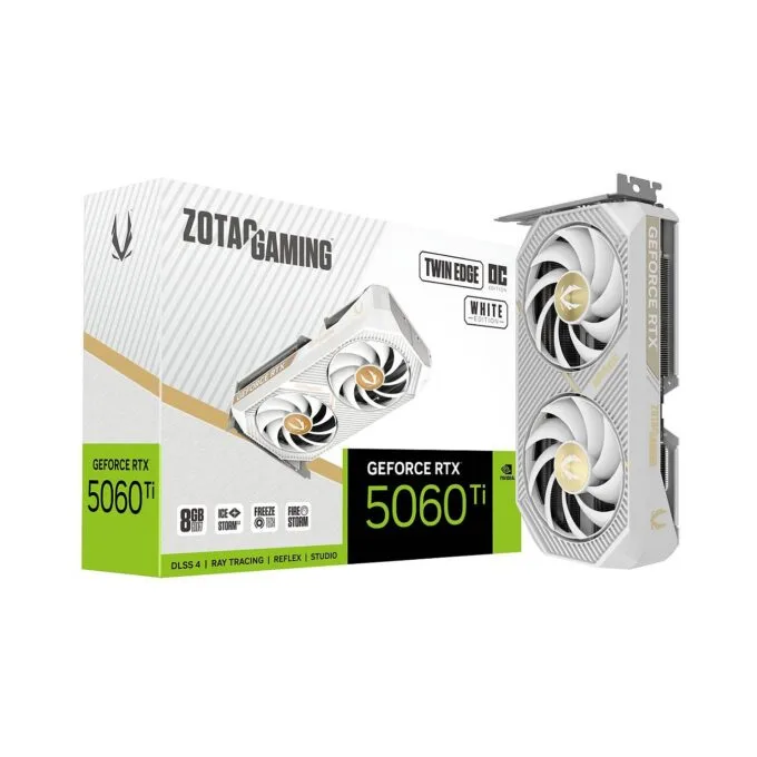 RTX 5060 TI 8GB Zoatc Twin Edge OC WHITE 8GB — image 8