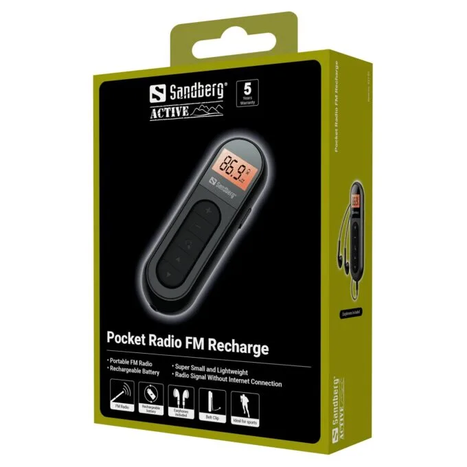 SANDBERG Pocket Radio FM Recharge — image 11